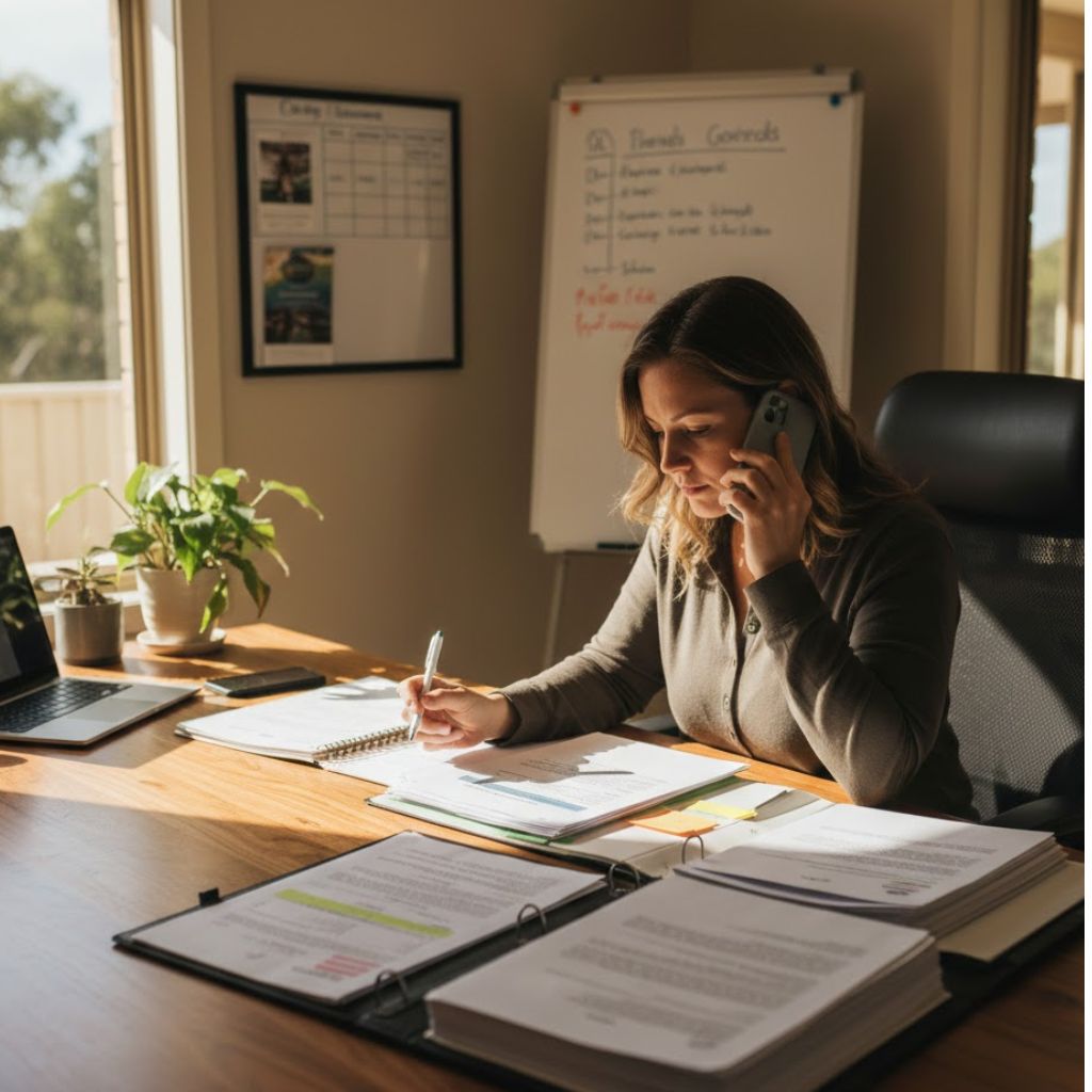 NDIS participant reviewing new provider options and service agreements