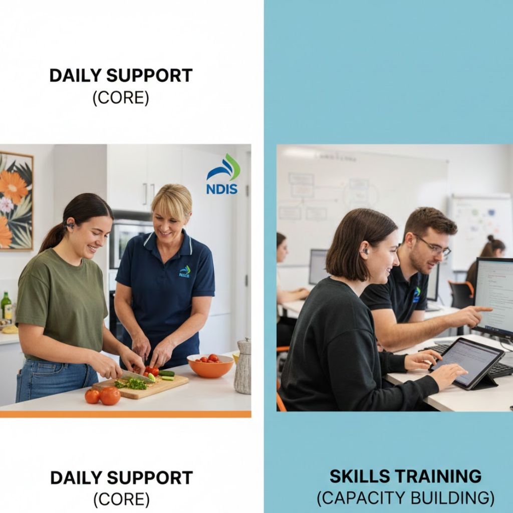 Core Supports vs Capacity Building — NDIS Funding Explained — Life ...